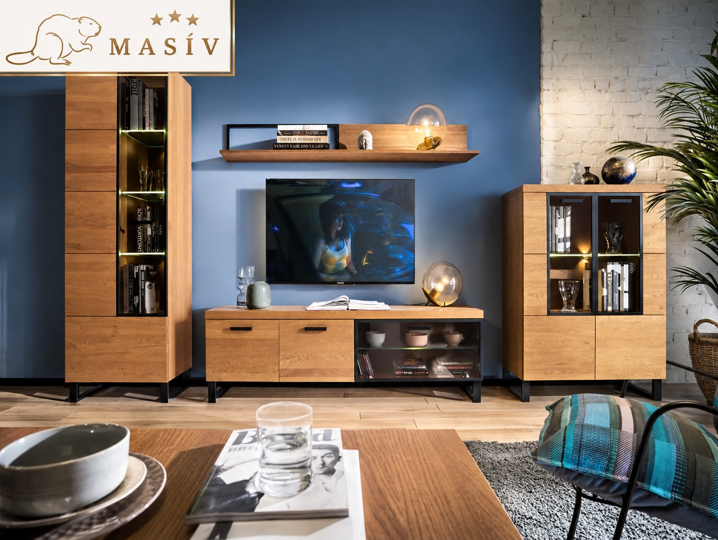 PRATTO obývací sektor z masívu