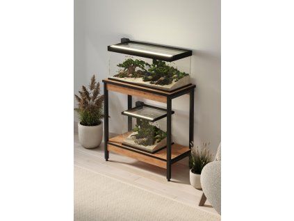 water stolik na akvarium dub cierna