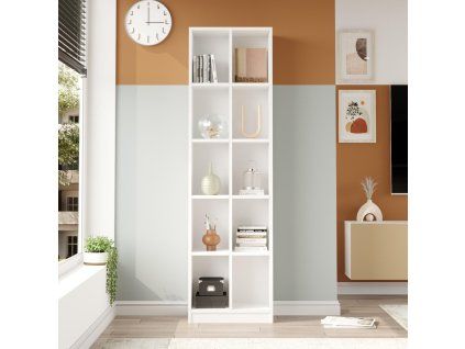 libre 1 vysoky regal biela
