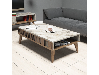 milan walnut white marble konferen n sto143a6d5b