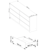 komoda kuba 160 cm 6 z suviek akryl biel2f0f172d