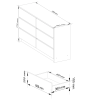 komoda kuba 140 cm 6 z suviek dub artisa1d9d47eb