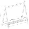 detsk poste gem 180x80 cm siv 5259bb92