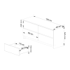 komoda kuba 120 cm 4 z suvky remeseln ck904424d3