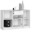 komoda b 17 120 cm biela biely lesk a74466d6