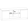 rtv stol k 140 cm 2d 1p sonoma 5da1533b