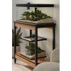 water stolik na akvarium dub cierna 2