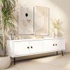 burn tv stolik na nozickach biela 2