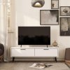 drill tv stolik na nozickach biela 1