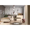 STORY SO 16, postel 90 cm, bezova dub svetly vincenza 7