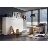 CONCEPT PRO CP-04 sklápacia posteľ, biela